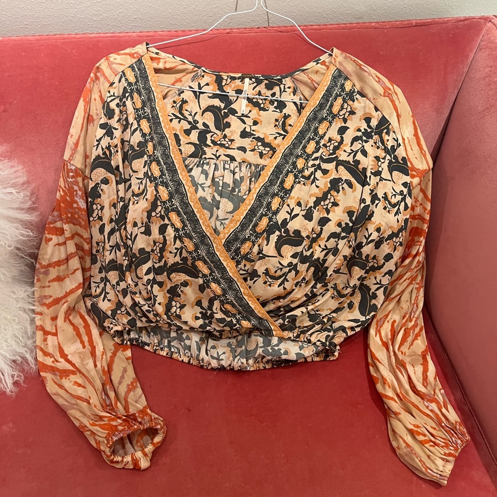 Free People Long sleeve Blouse